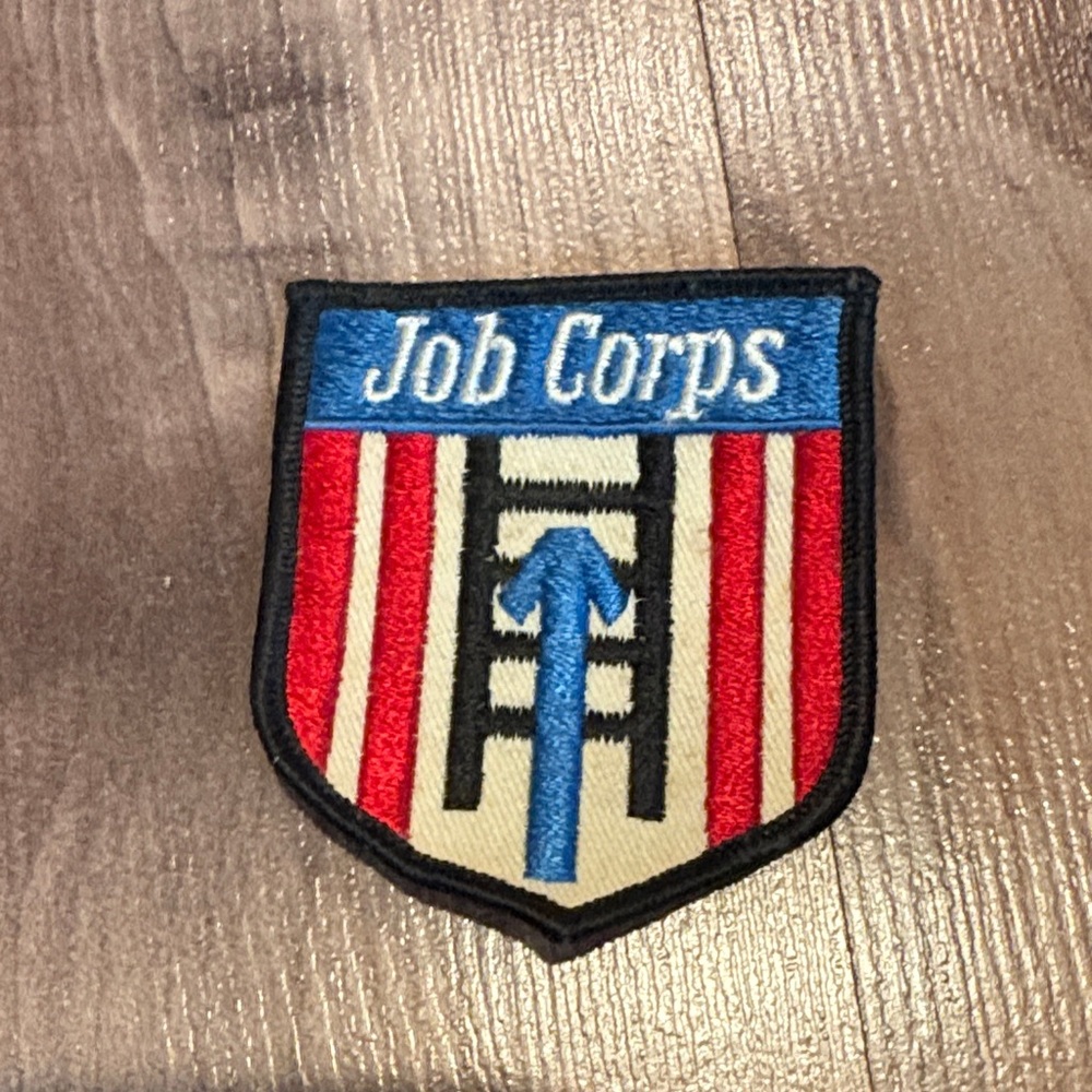 Vintage US Department of Labor Job Corps Logo Souvenir Embroidered Patch Badge